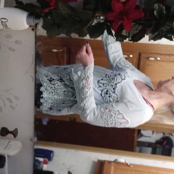 ❤️ Long sleeve crochet Top. Size S/M. - Picture 2 of 7